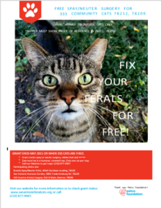 San Antonio Feral Cat Coalition